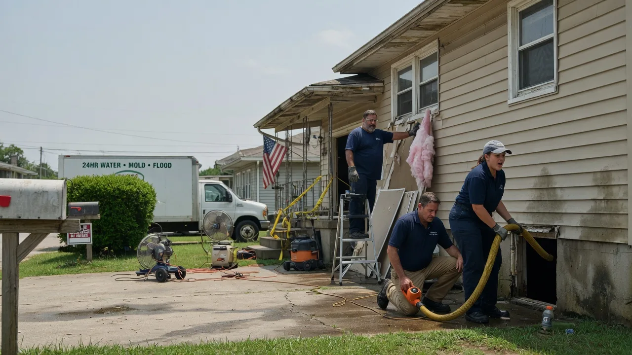 Water Damage Repair in Blue Rock, OH near me